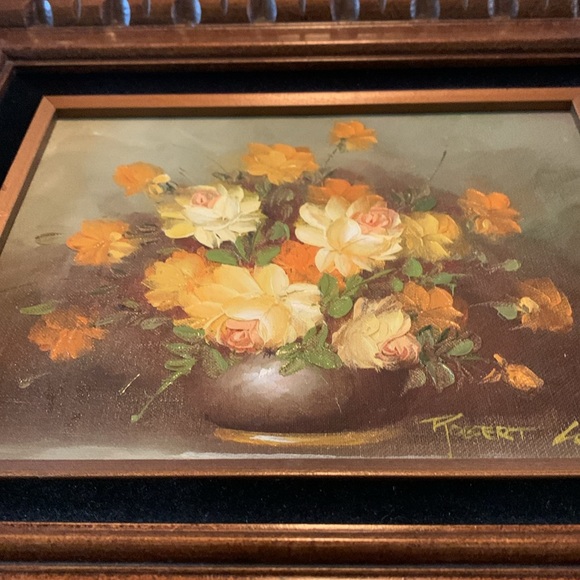 Robert lot painting  wood framed 8 x6 - Picture 2 of 4